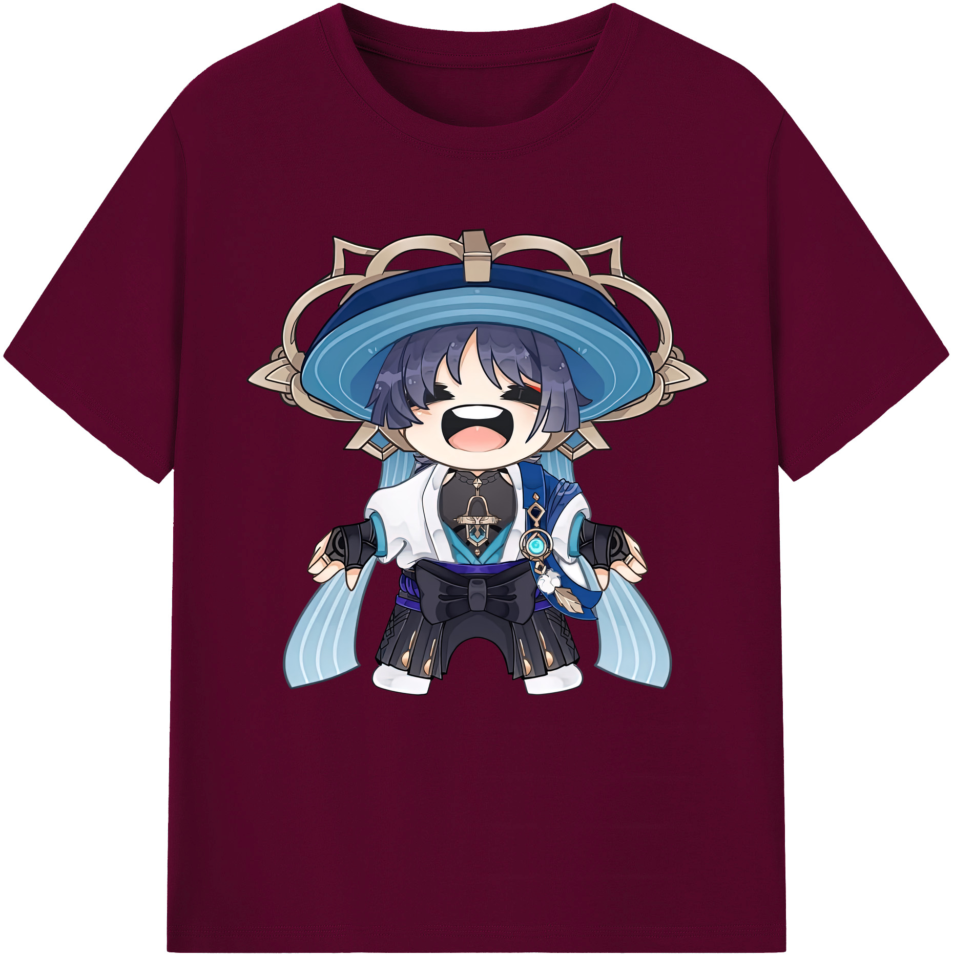 げんし神 さんペい genshin Sanpei レディースカジュアルプリントTシャツ（綿100％）